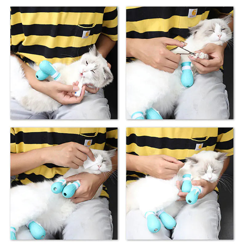 Cat Nail Protector — silicone safety covers for scratching control