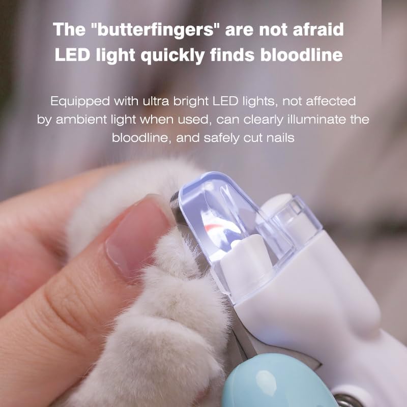 PawGlow Clippers — nail trimmer with light for precise cuts