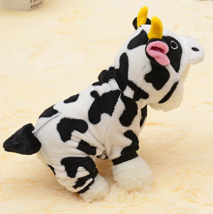 Cow Pet Costume — playful cow-themed clothing for pets
