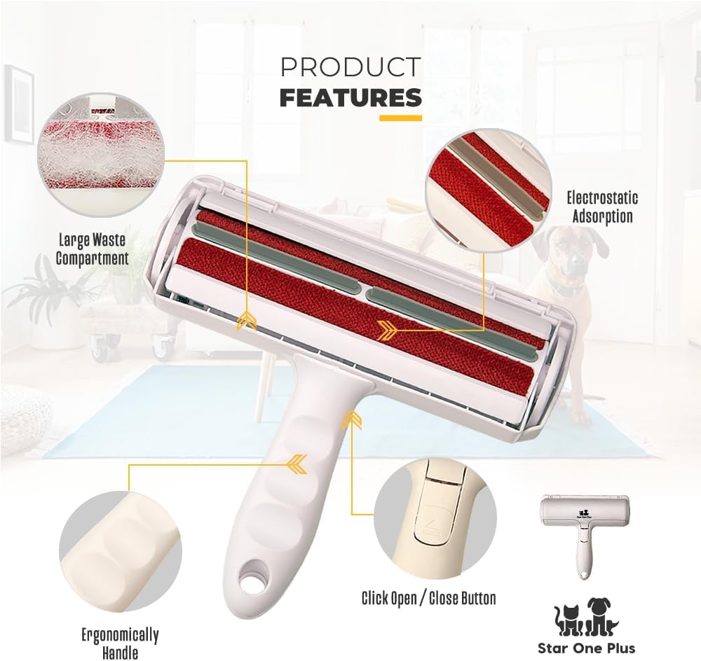 Lint Roller — reusable fur remover for pet owners