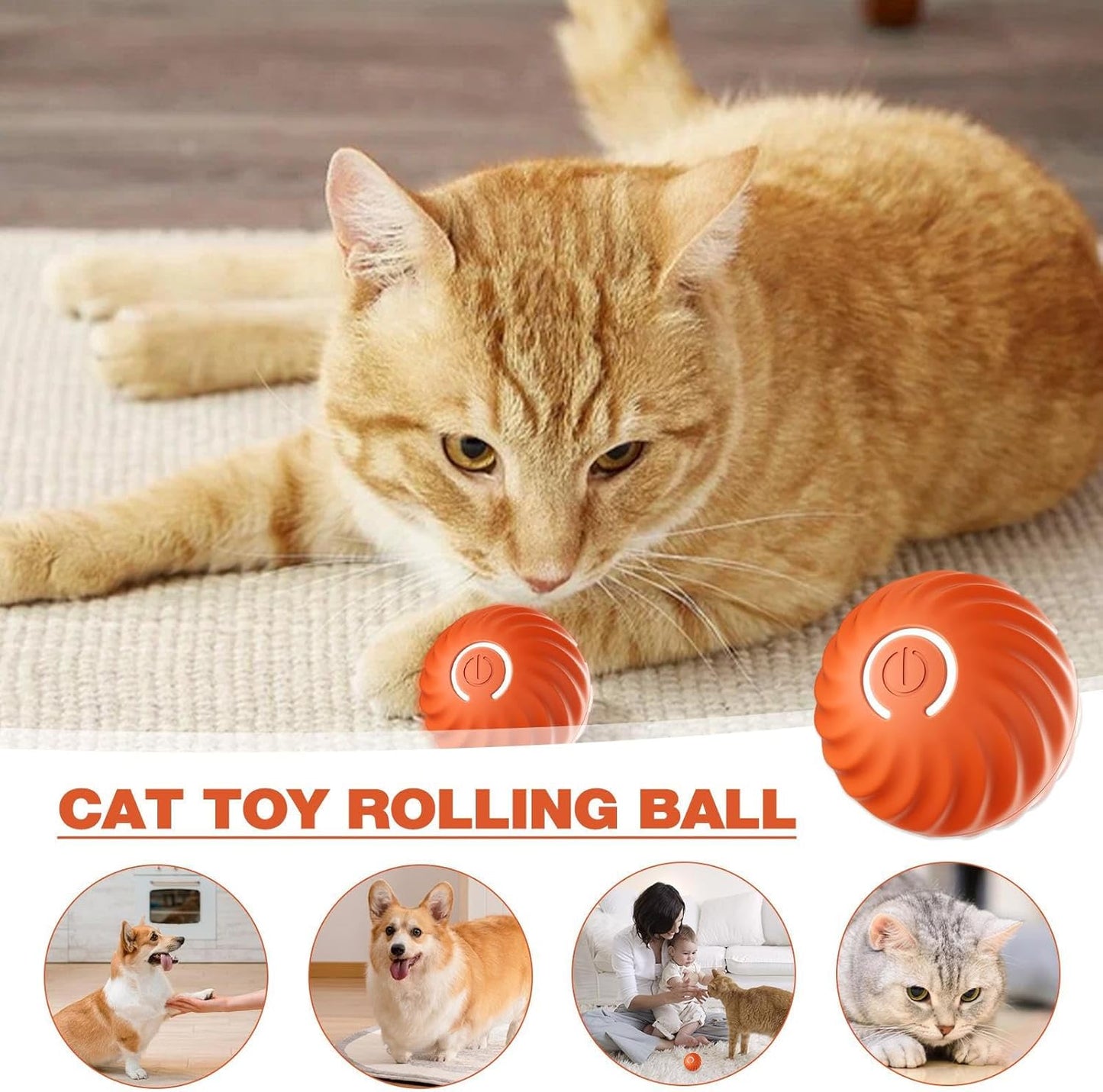 Pet Dog Rubber Ball — tough chew toy for dogs that love to play