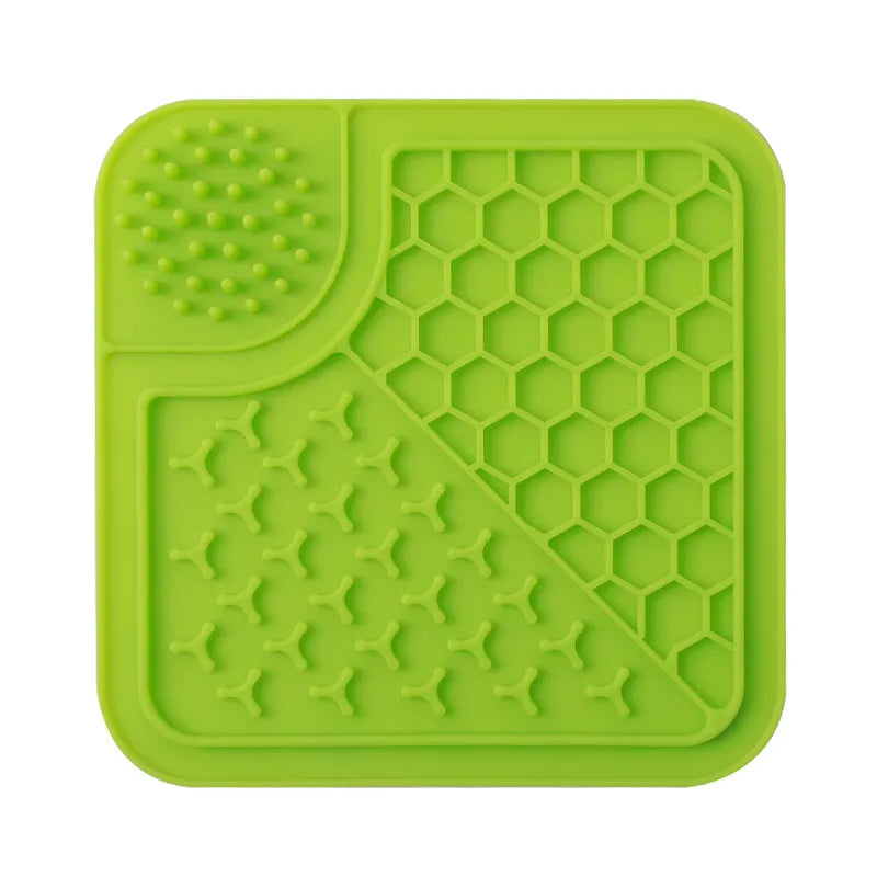 Lick Pad — silicone slow feeder for grooming and mealtime