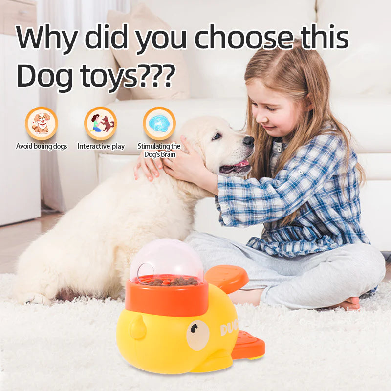 Duck Feeder Toy — interactive slow feeder in duck shape for pets