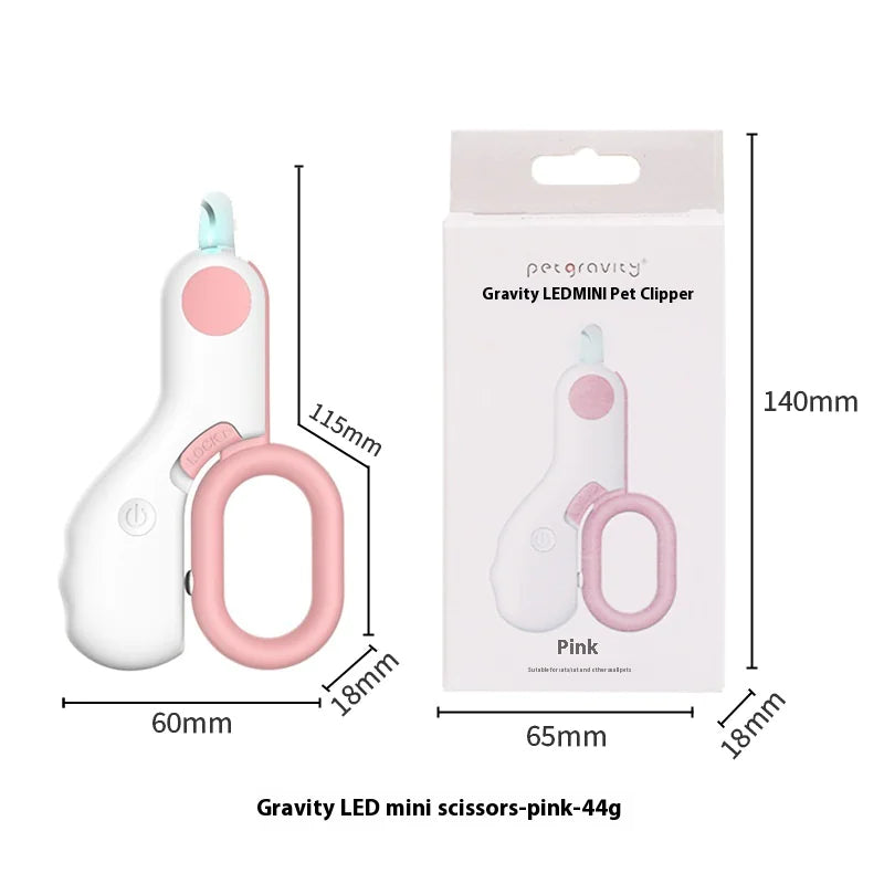 LED Nail Clippers — professional tool for safe pet grooming