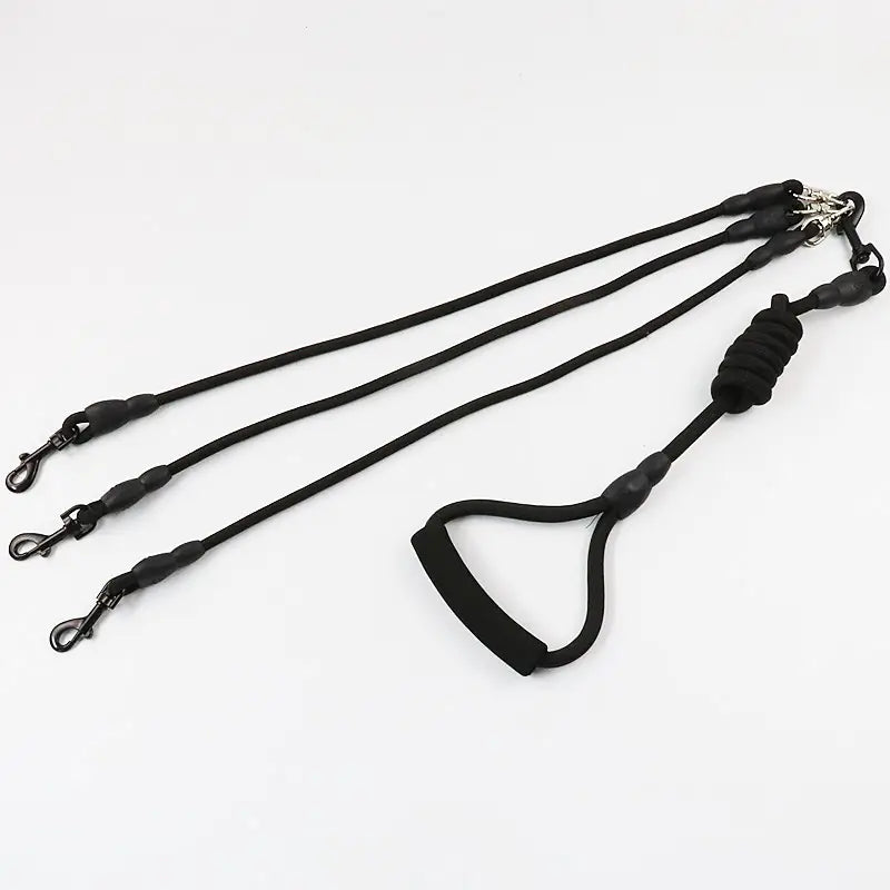 3-Dog Leash — tangle-free triple leash for multiple dogs