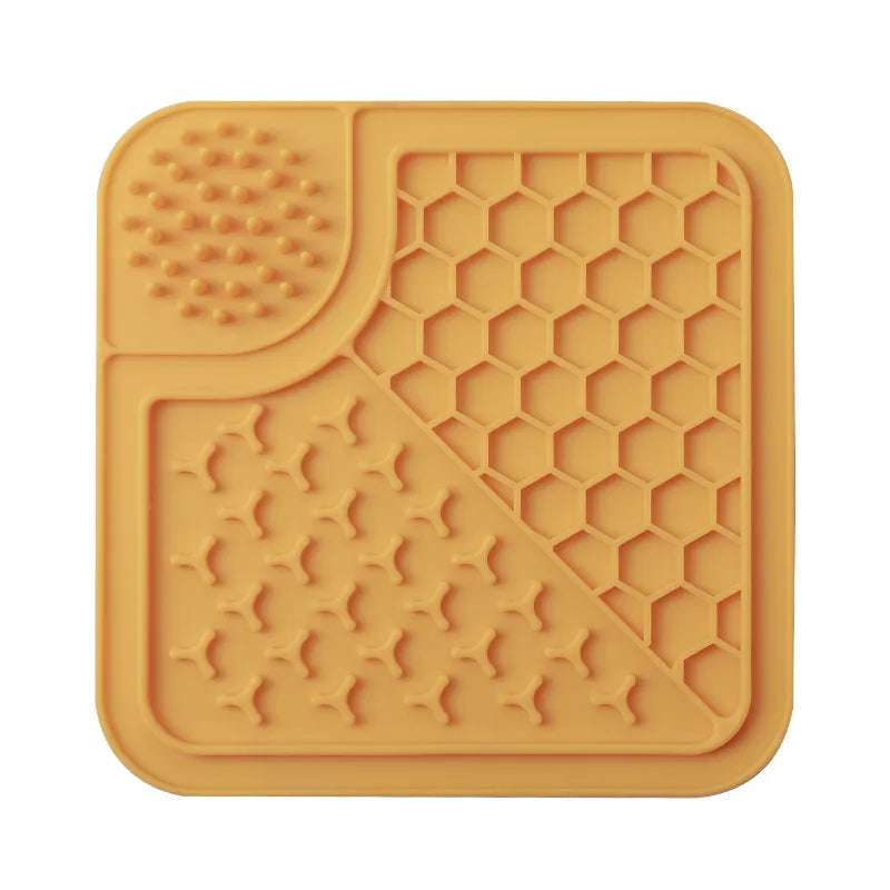 Lick Pad — silicone slow feeder for grooming and mealtime