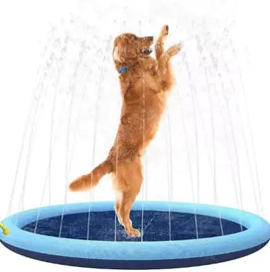 Summer Pet Pool — foldable outdoor splash pool for dogs
