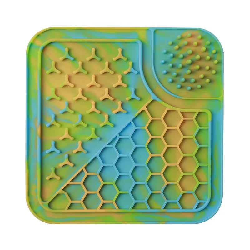 Lick Pad — silicone slow feeder for grooming and mealtime