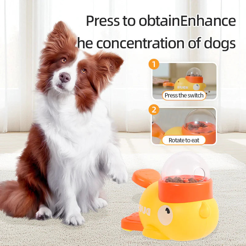 Duck Feeder Toy — interactive slow feeder in duck shape for pets