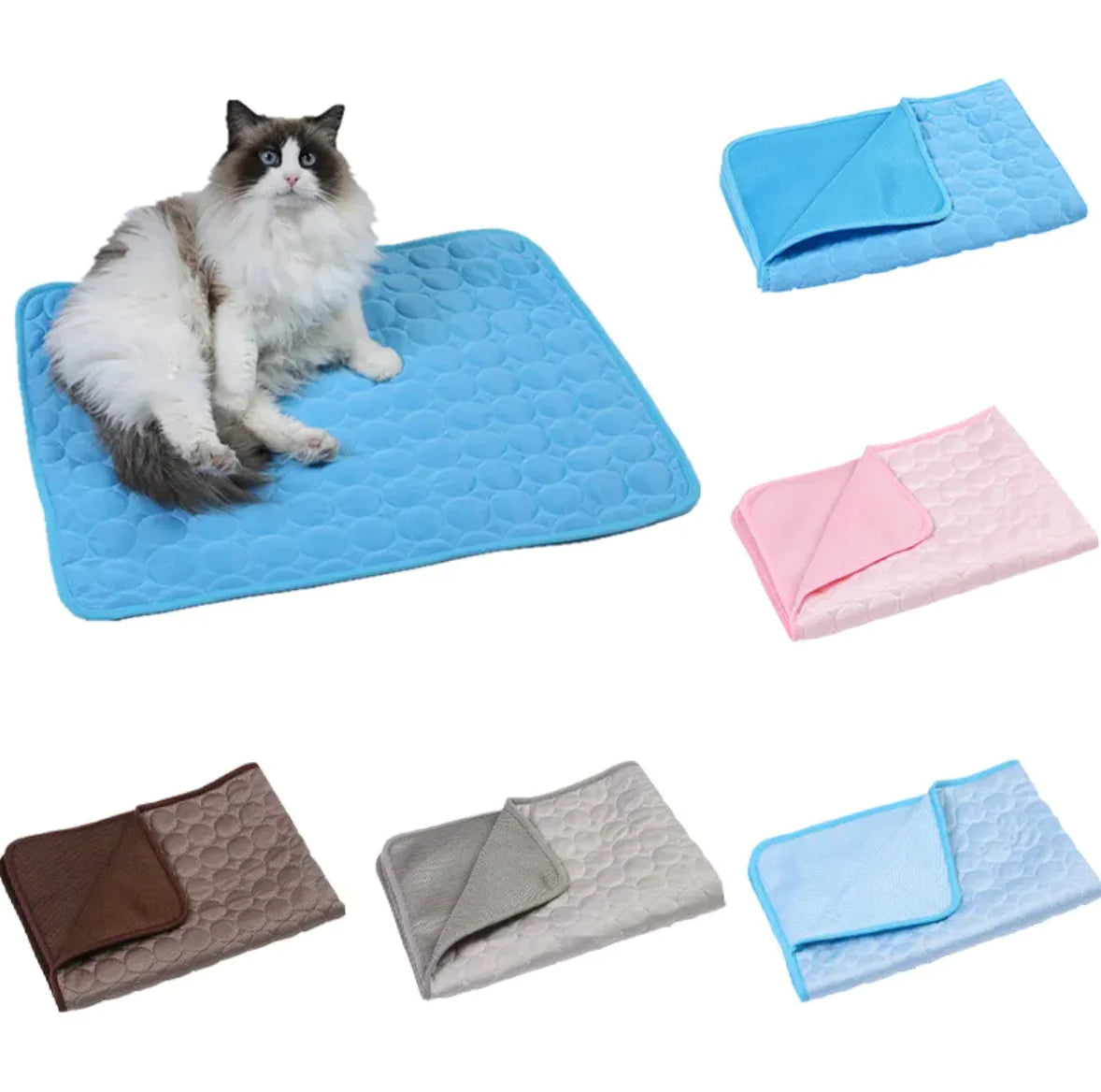 Cooling Pet Mat — summer sleeping pad with ice silk feel