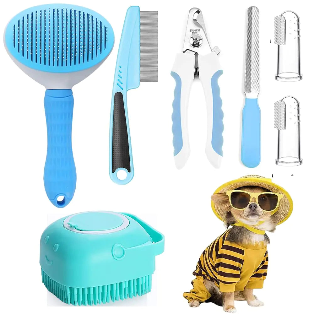 Qubccum Grooming Kit — 7 tools for pet care and grooming at home