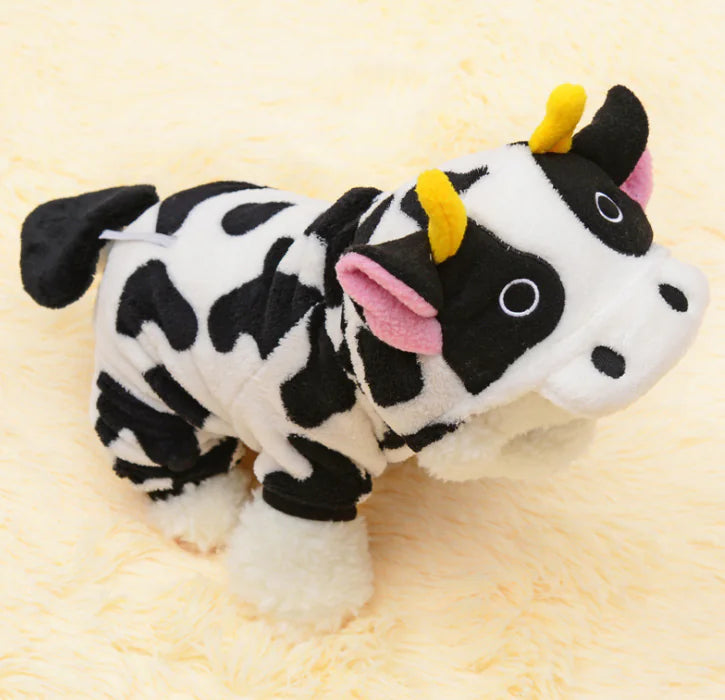Cow Pet Costume — playful cow-themed clothing for pets