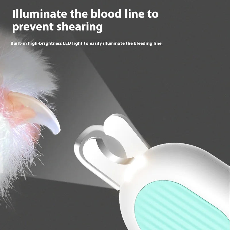 LED Nail Clippers — professional tool for safe pet grooming
