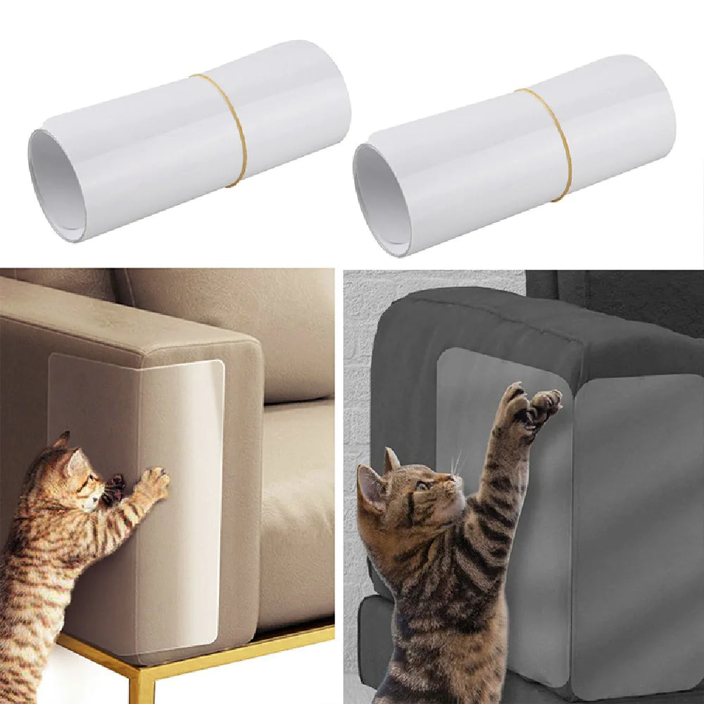 Cat Scratch Stickers — clear couch protectors for cat owners