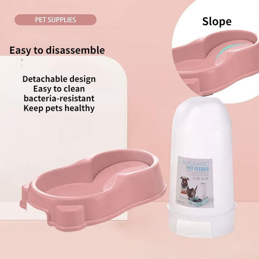 Auto Dispenser — gravity-fed bowl set for food and water