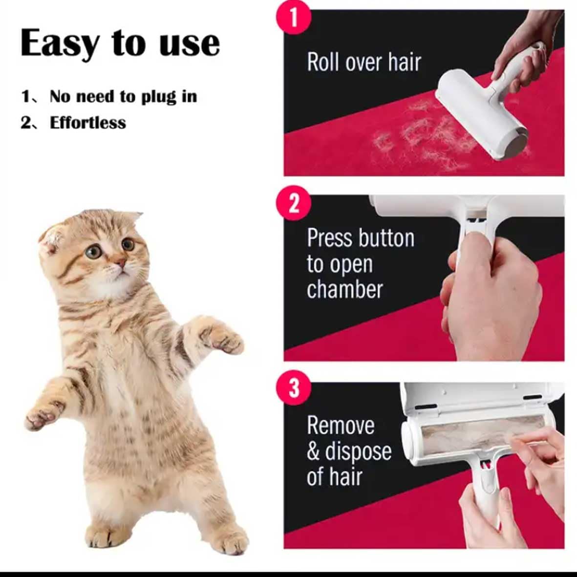 Lint Roller — reusable fur remover for pet owners
