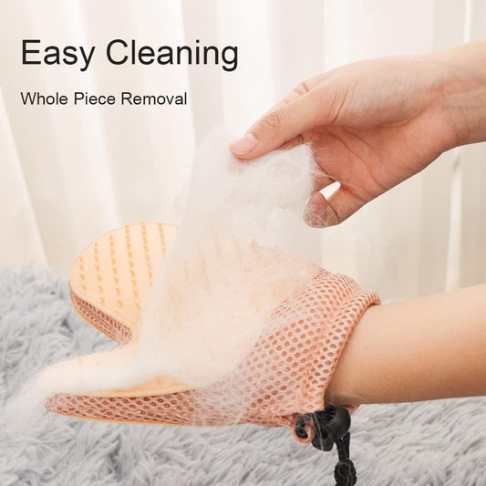 Silicone Grooming Gloves — easy hair removal gloves for pets