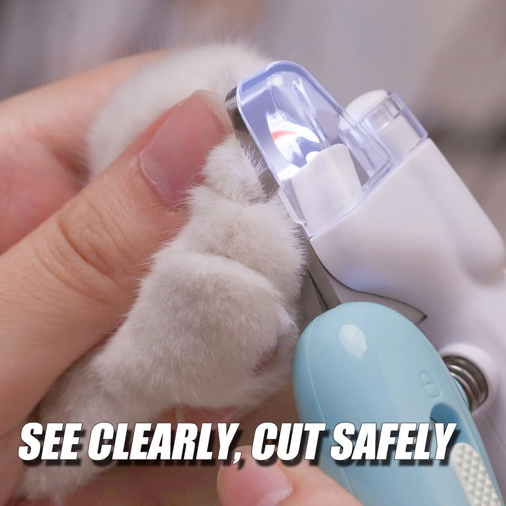 GlowTrim Clippers — LED-powered electric nail trimmer