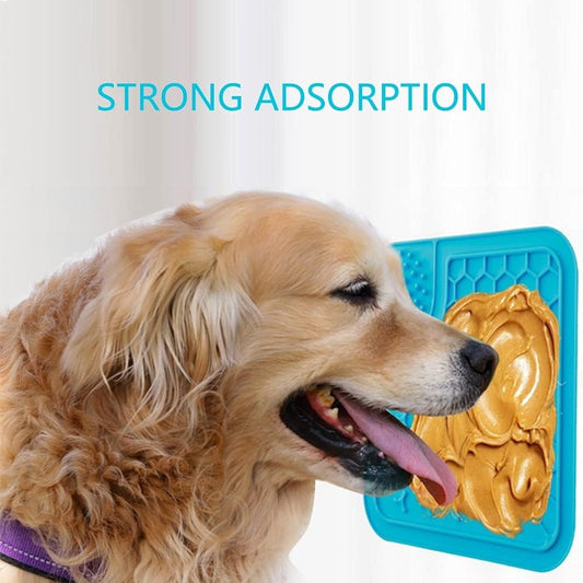 Lick Pad — silicone slow feeder for grooming and mealtime