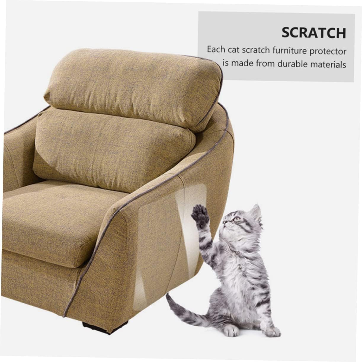 Cat Scratch Stickers — clear couch protectors for cat owners