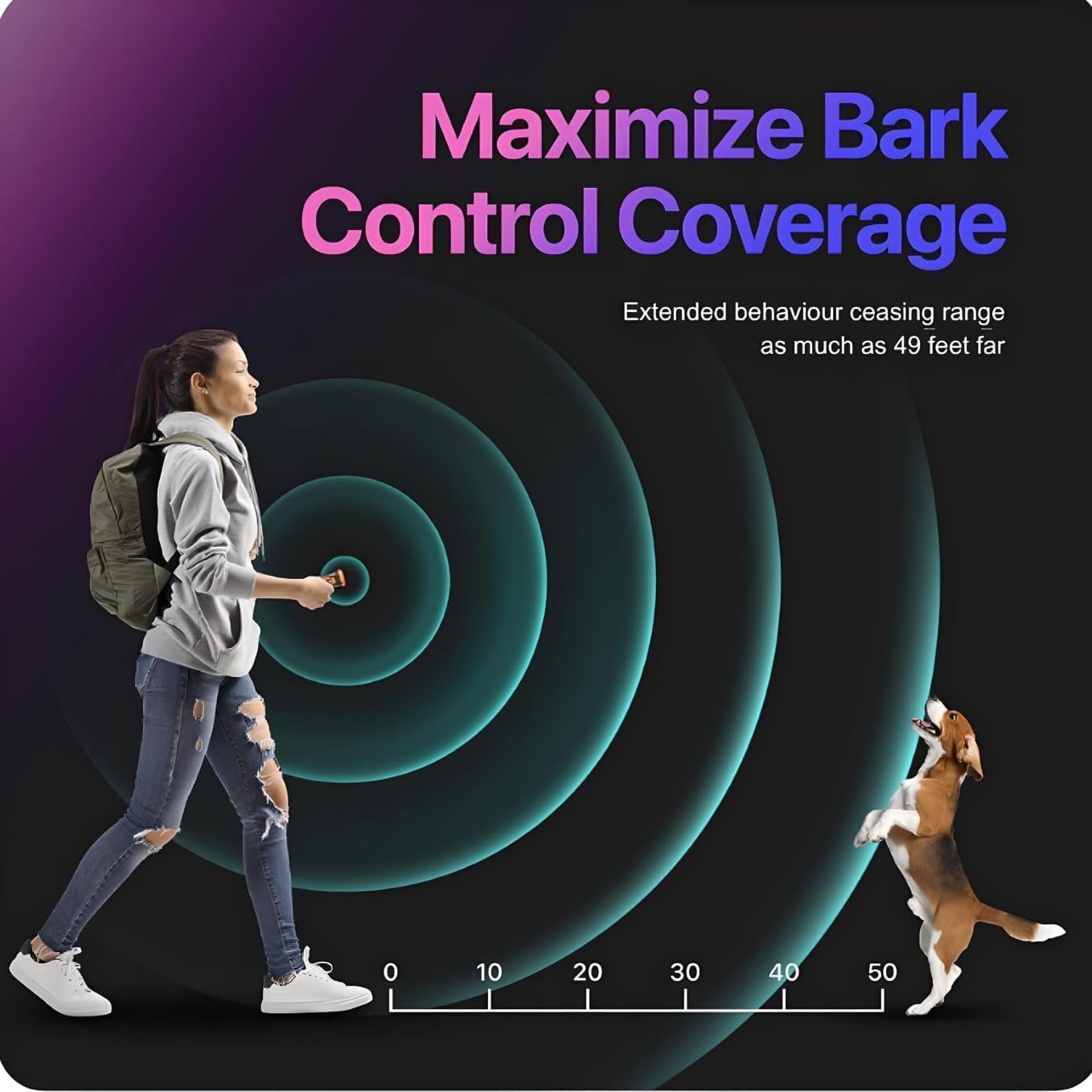 Anti-Bark Torch — handheld ultrasonic bark deterrent