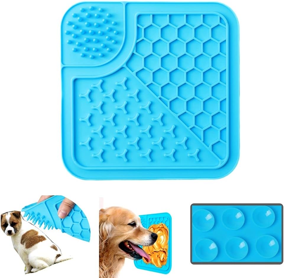 Lick Pad — silicone slow feeder for grooming and mealtime