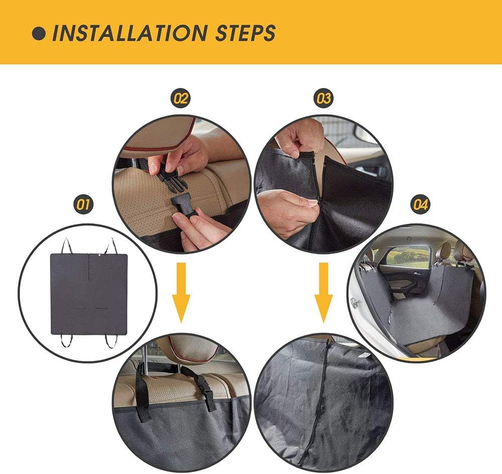 Pet Car Mat — waterproof car seat protector for dogs and cats