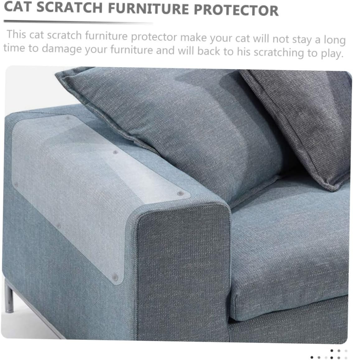 Cat Scratch Stickers — clear couch protectors for cat owners