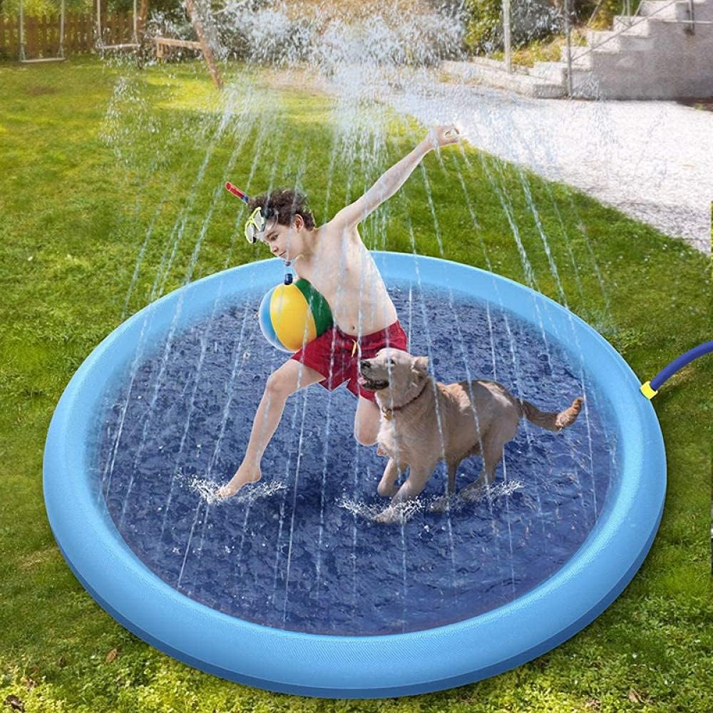 Summer Pet Pool — foldable outdoor splash pool for dogs