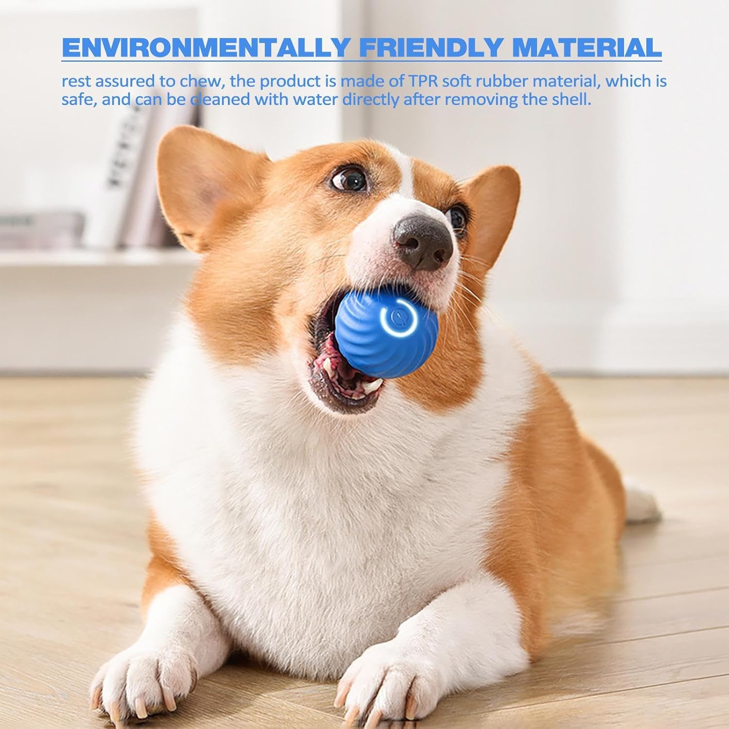 Pet Dog Rubber Ball — tough chew toy for dogs that love to play