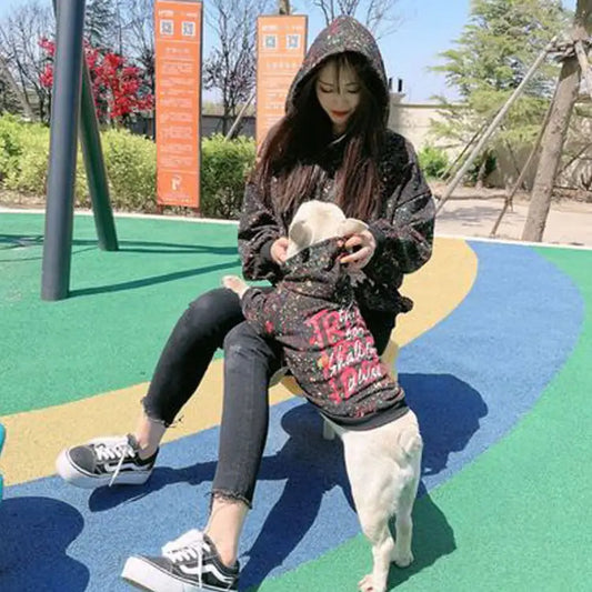 Matching Dog Outfit — two-leg design for parent-child style