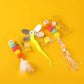 Feather Bell Cat Teaser Toy — soft fabric teaser with bell for playful cats