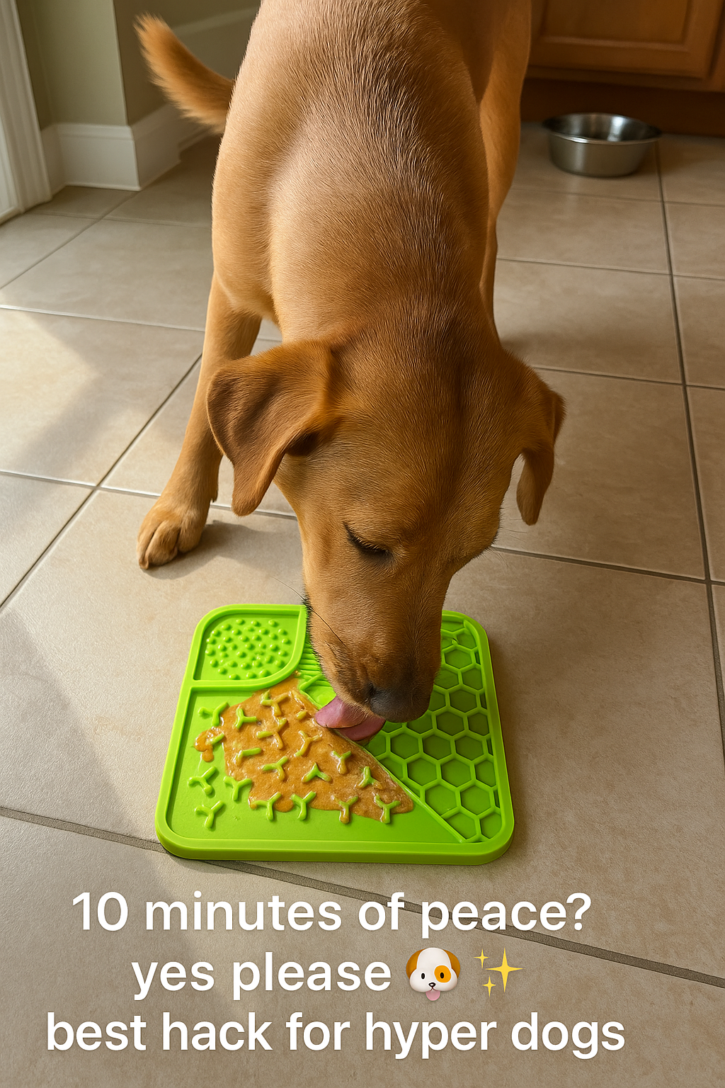 Silicone lick pad for dogs and cats — slow feeding mat