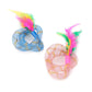 Spring Feather Toy — bouncy feather spring toy for playful cats