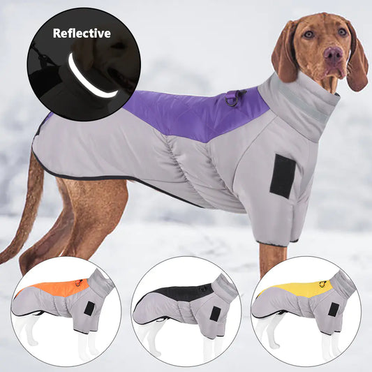 Reflective Dog Coat — warm jacket for safety and comfort