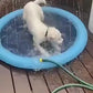 Summer Pet Pool — foldable outdoor splash pool for dogs